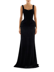 Corset with maxi skirt