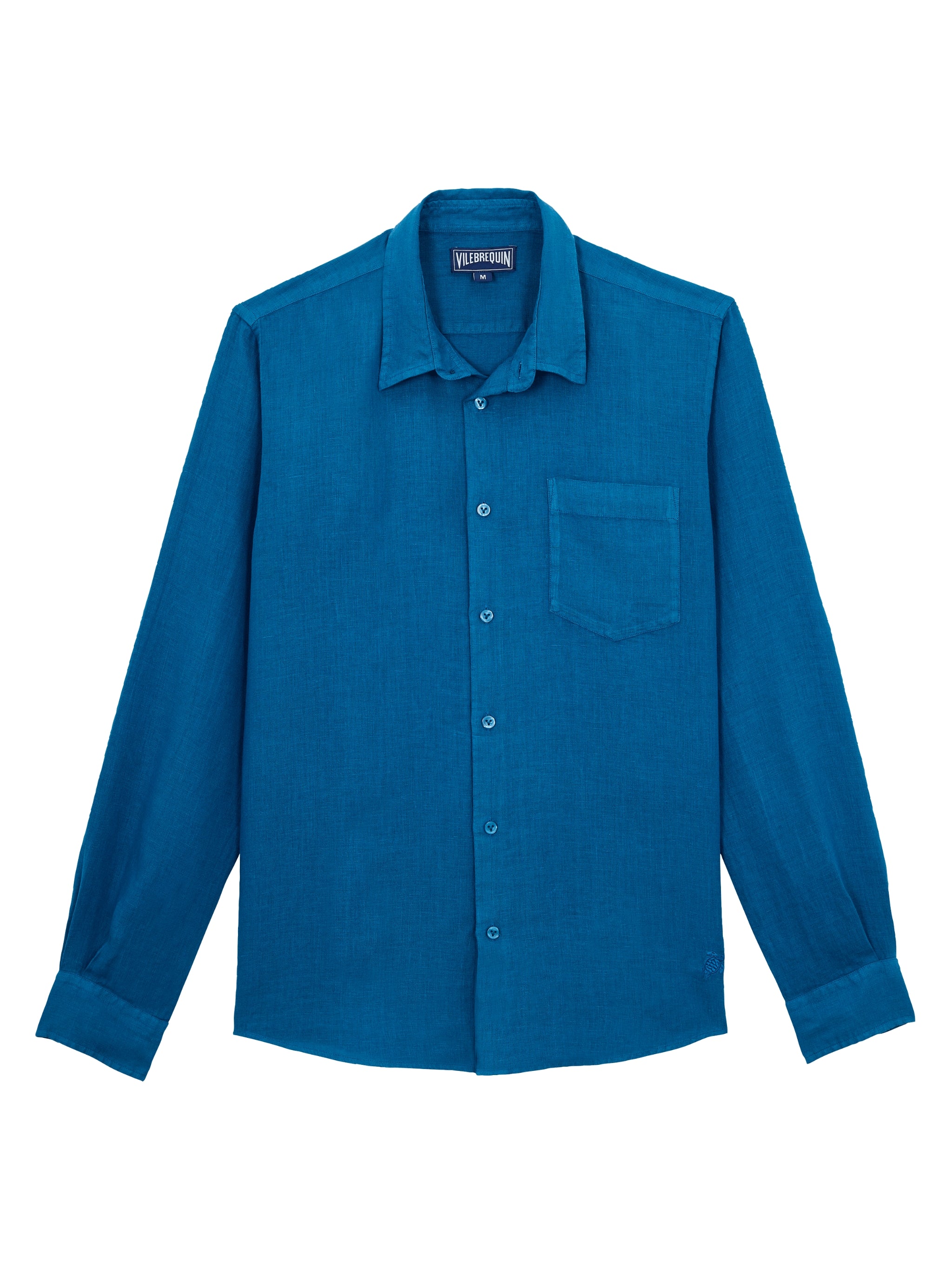 Men Linen Shirt Solid