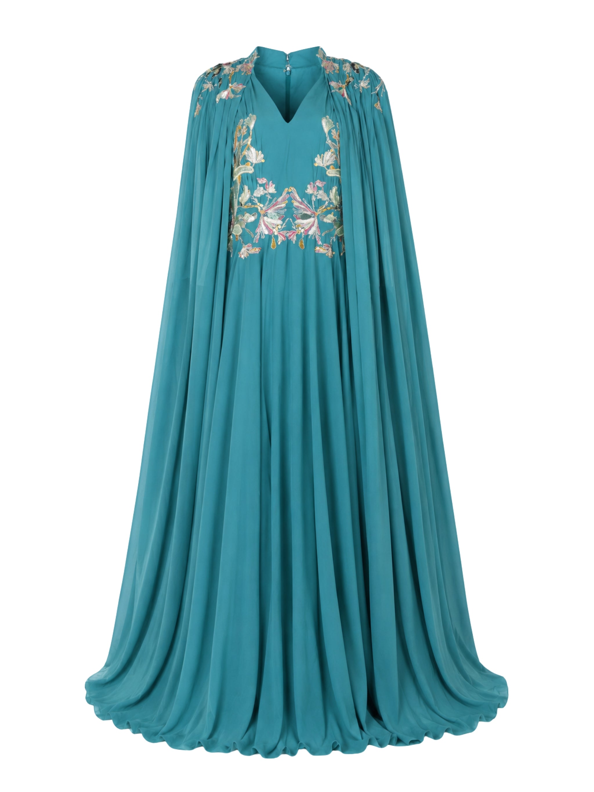Flowy embroidered dress