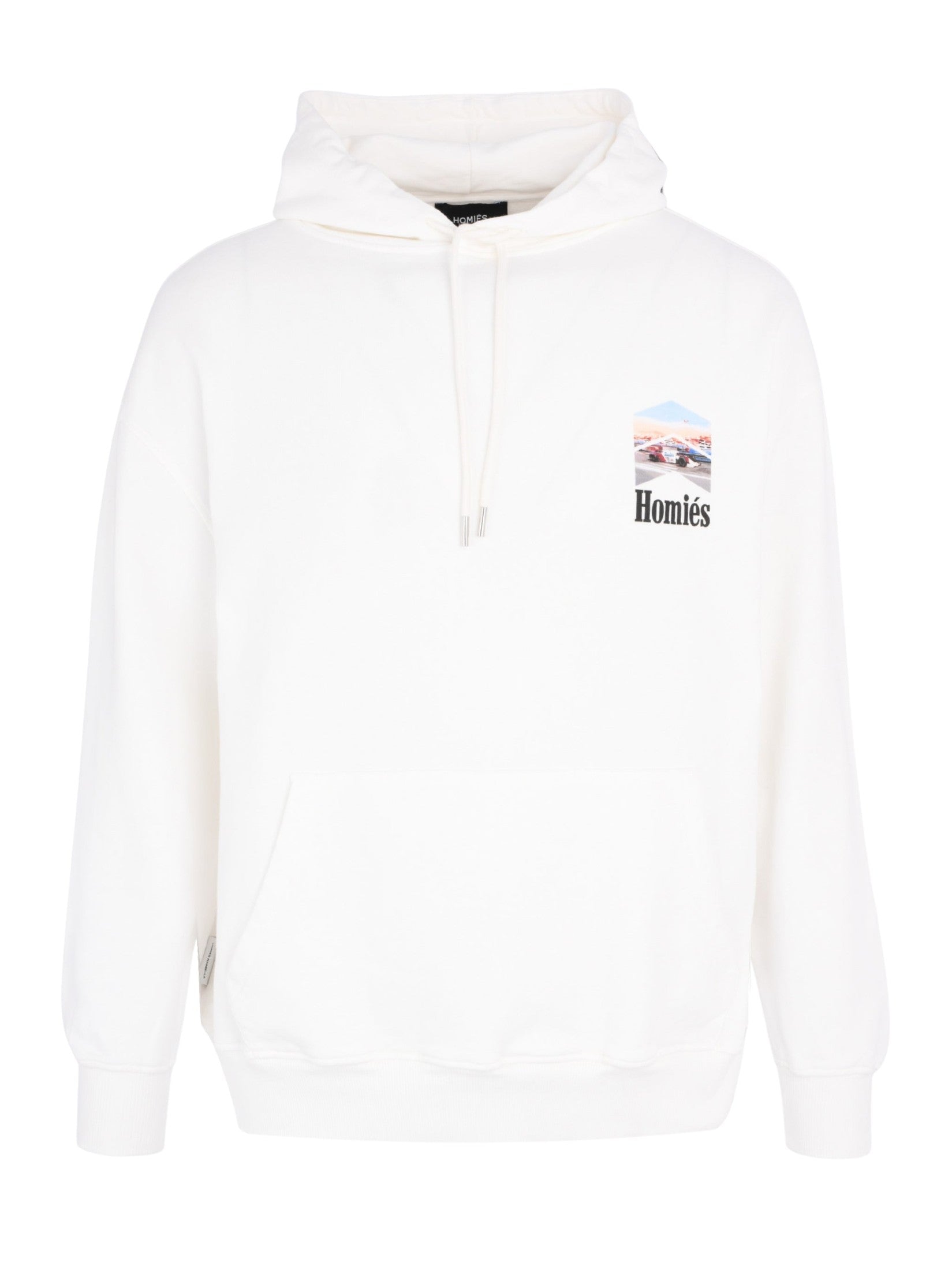 Racing limited hoodie vitange white
