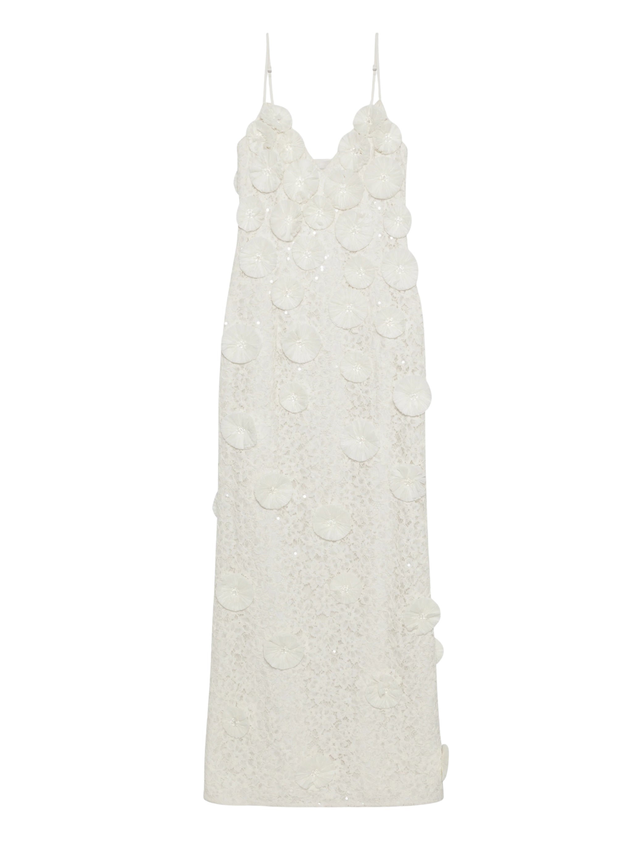 Maven floral raffia gown