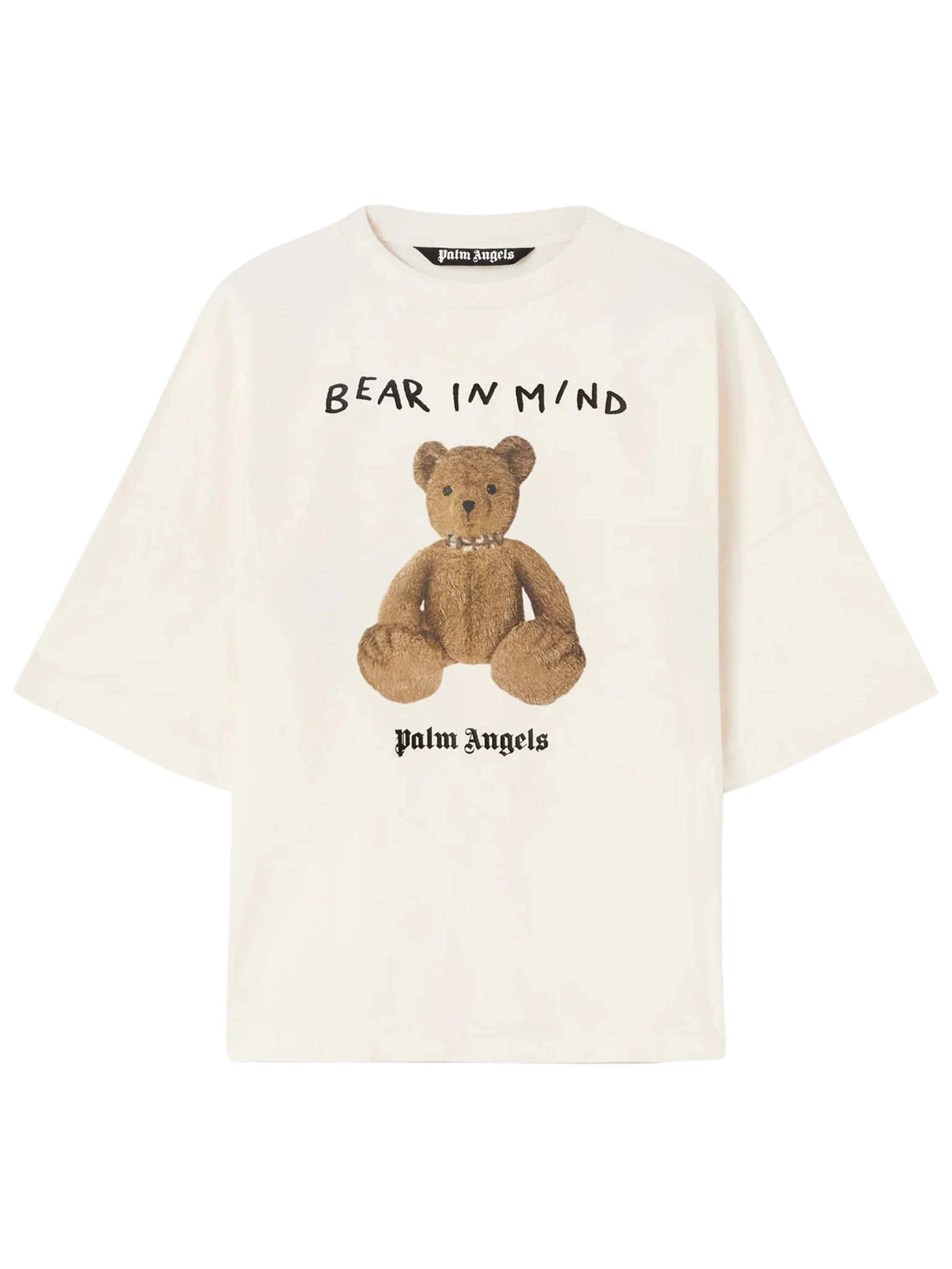 BEAR IN MIND OVER TEE OFF WHITE BROWN