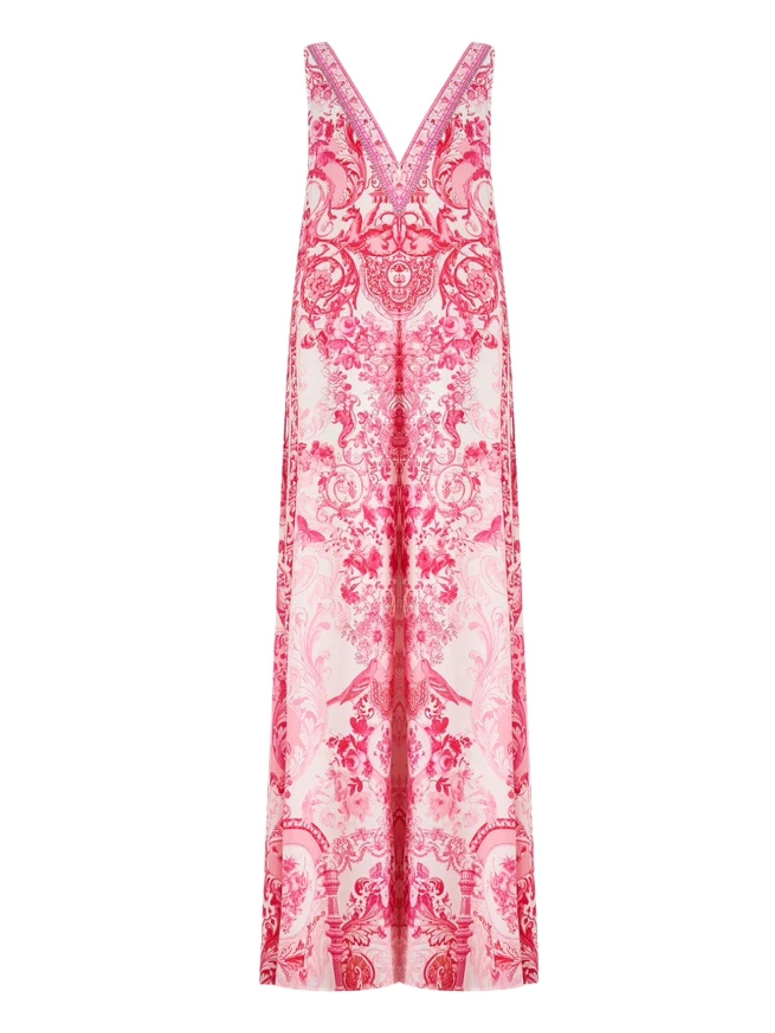 V neck flared jumpsuit