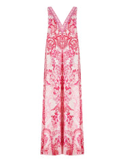 V neck flared jumpsuit