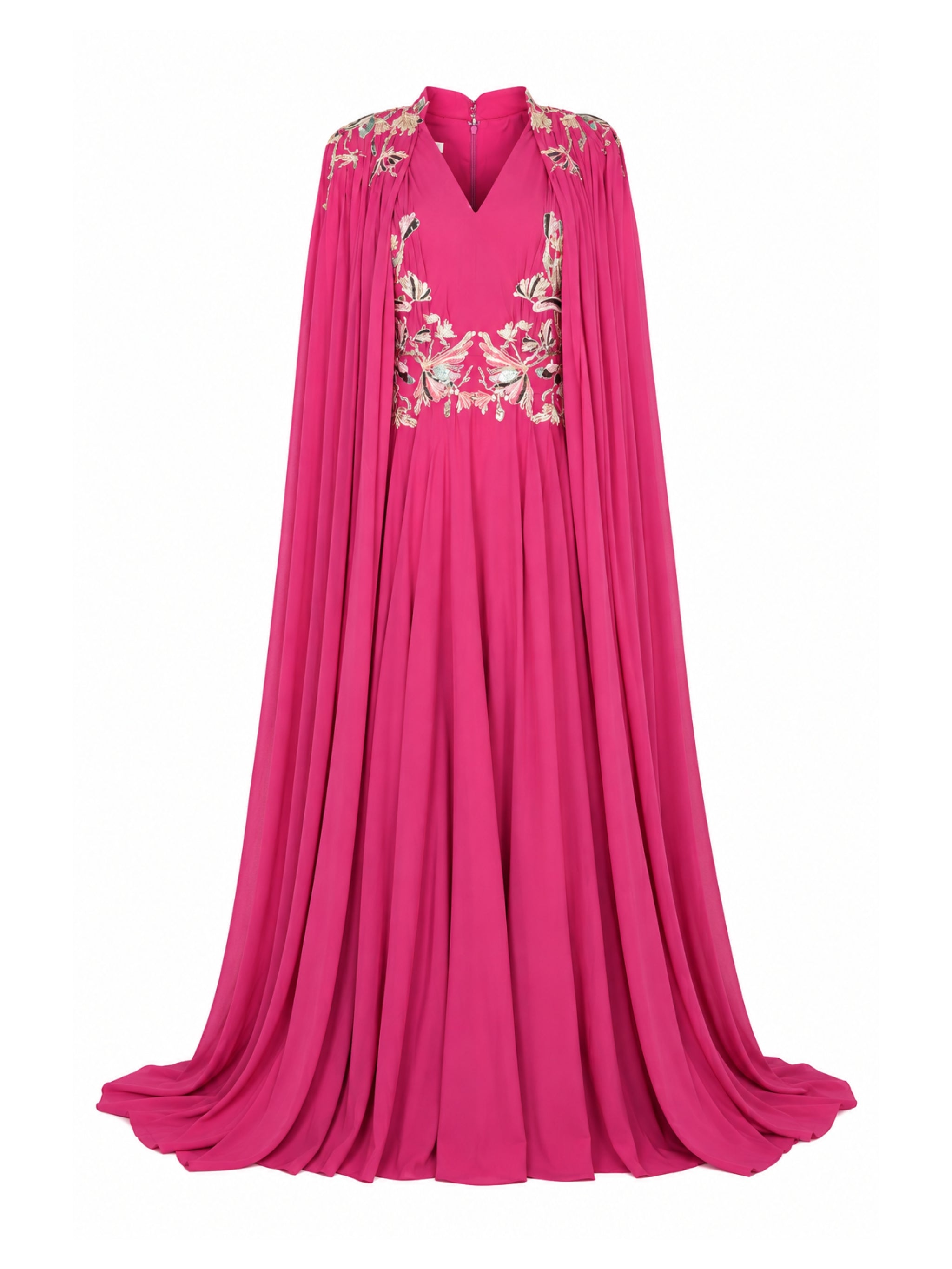 Flowy embroidered dress