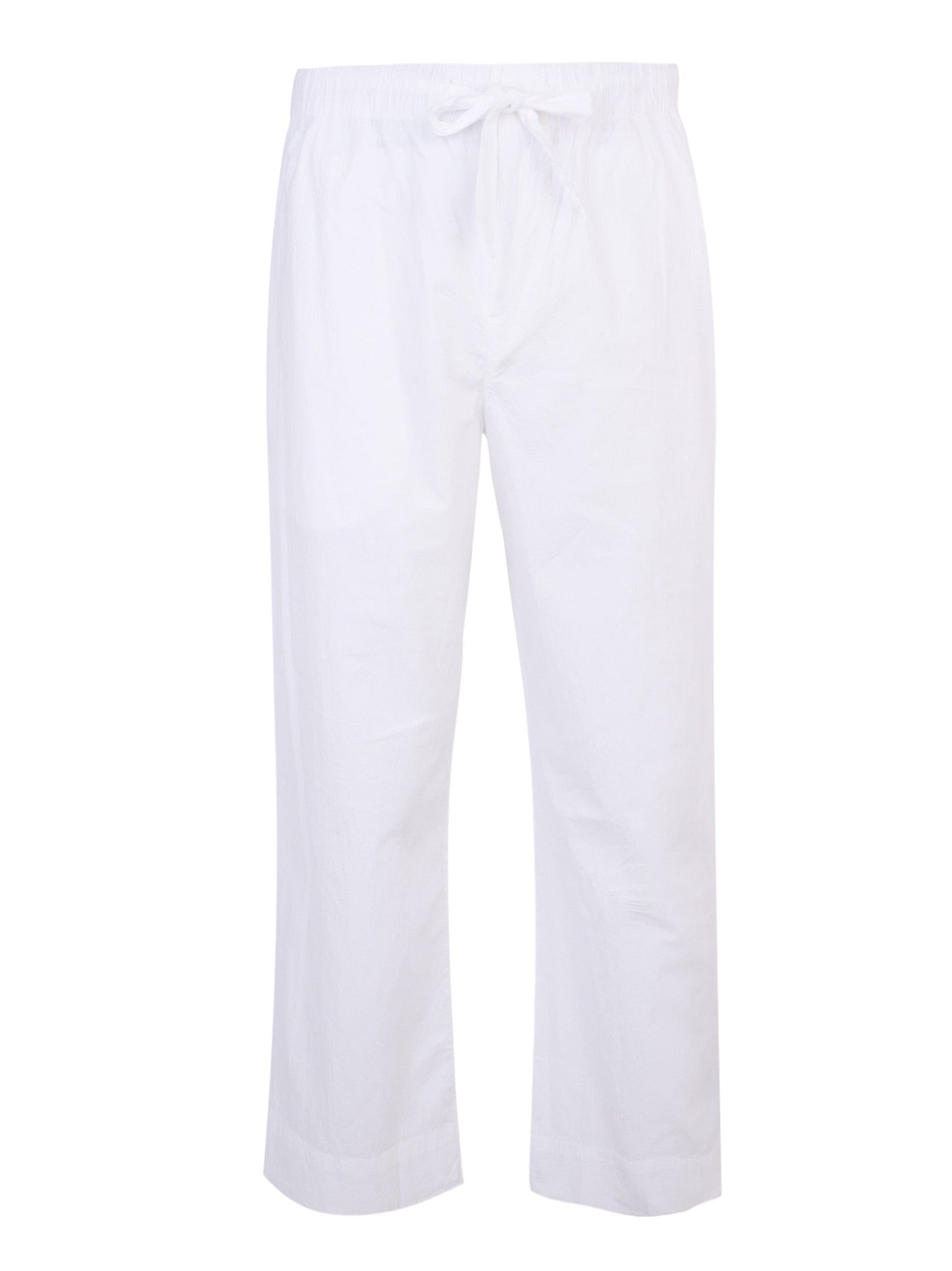 Luan cotton lyocell blend seersucker trouser