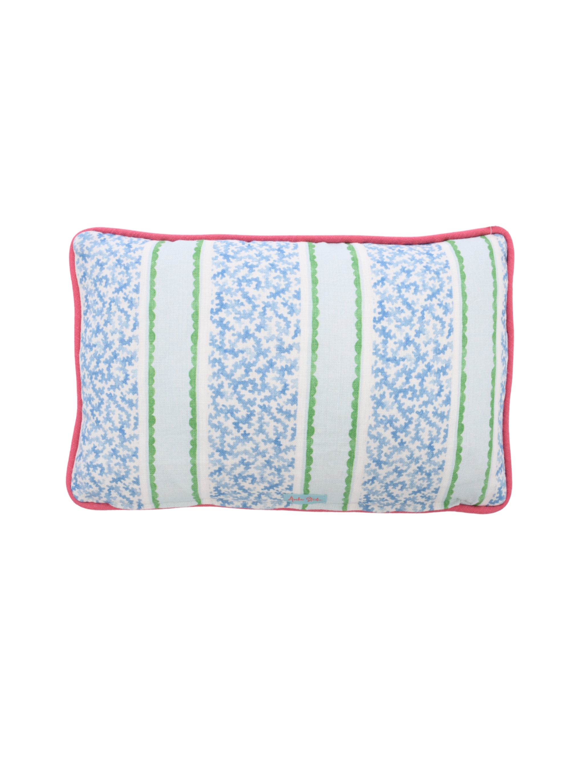 45*30 Garden Gate- Blue-Fuchsia