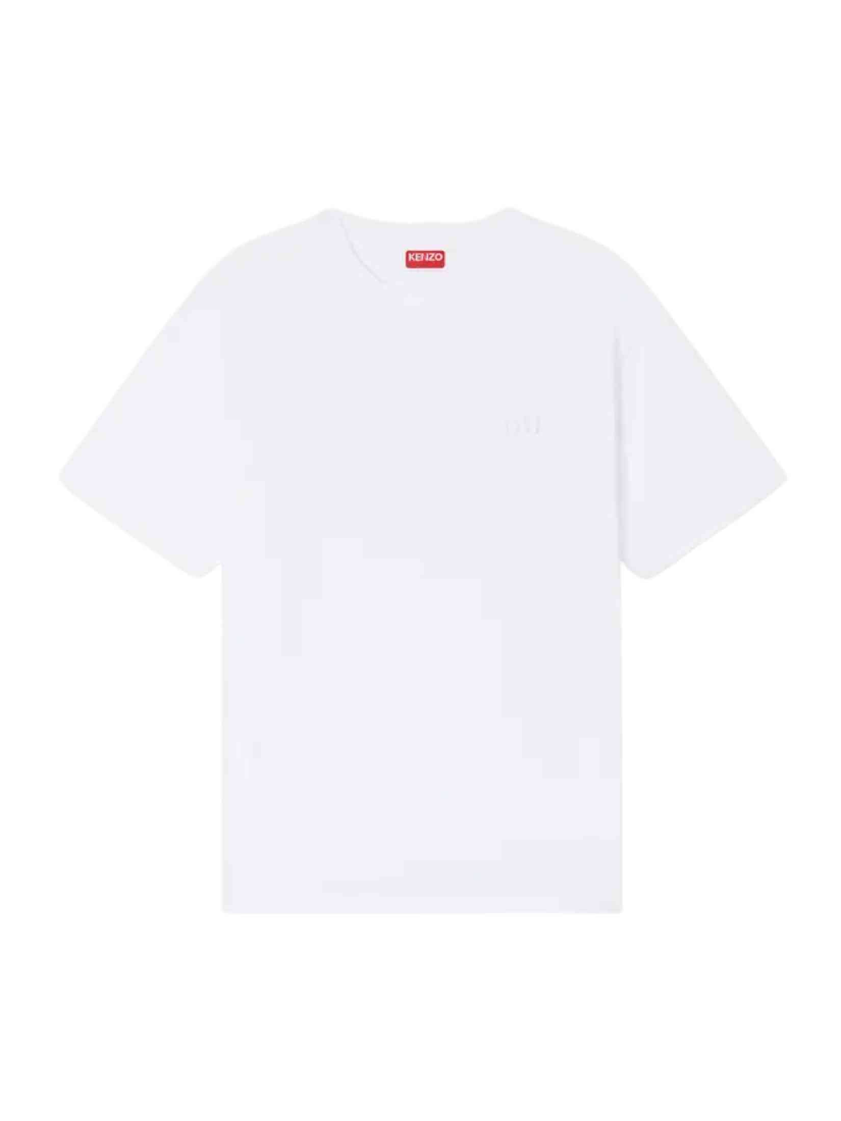 'boke flower 2.0' embroidered oversized t-shirt in cotton