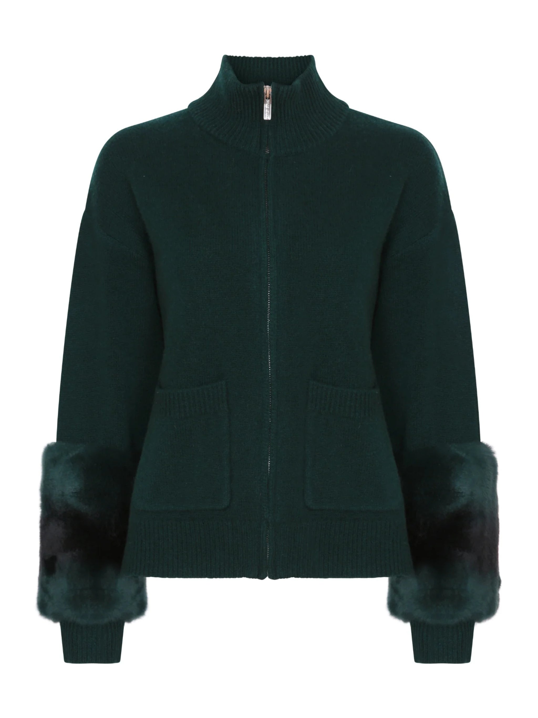 THE CUFF BOMBER IN EMERALD