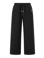 Script linen gd casual pant