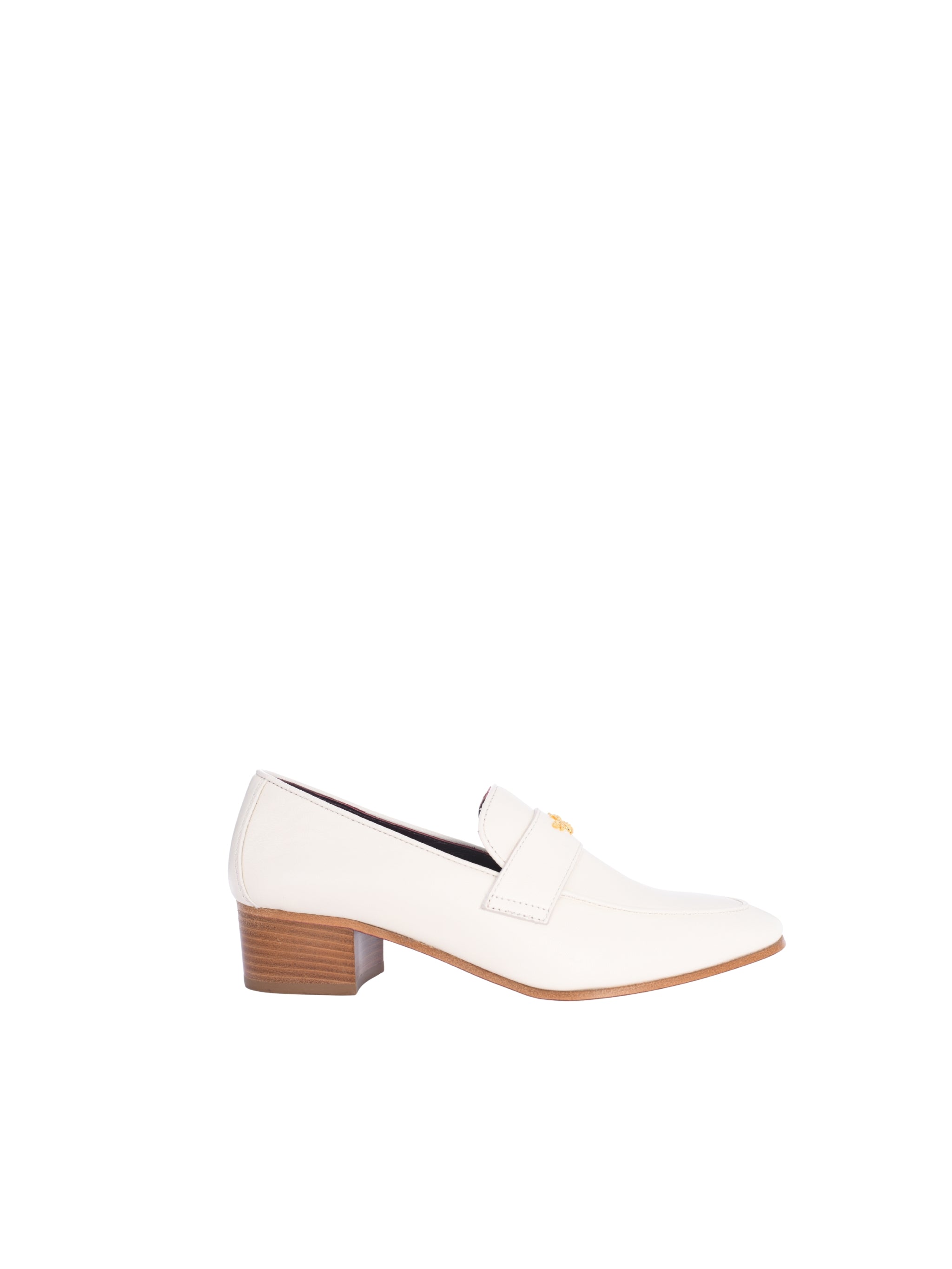 PORCELAINE LEATHER HEELED FLANEUR