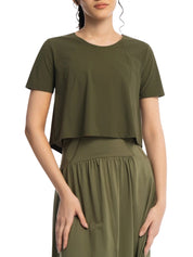 Active cropped top