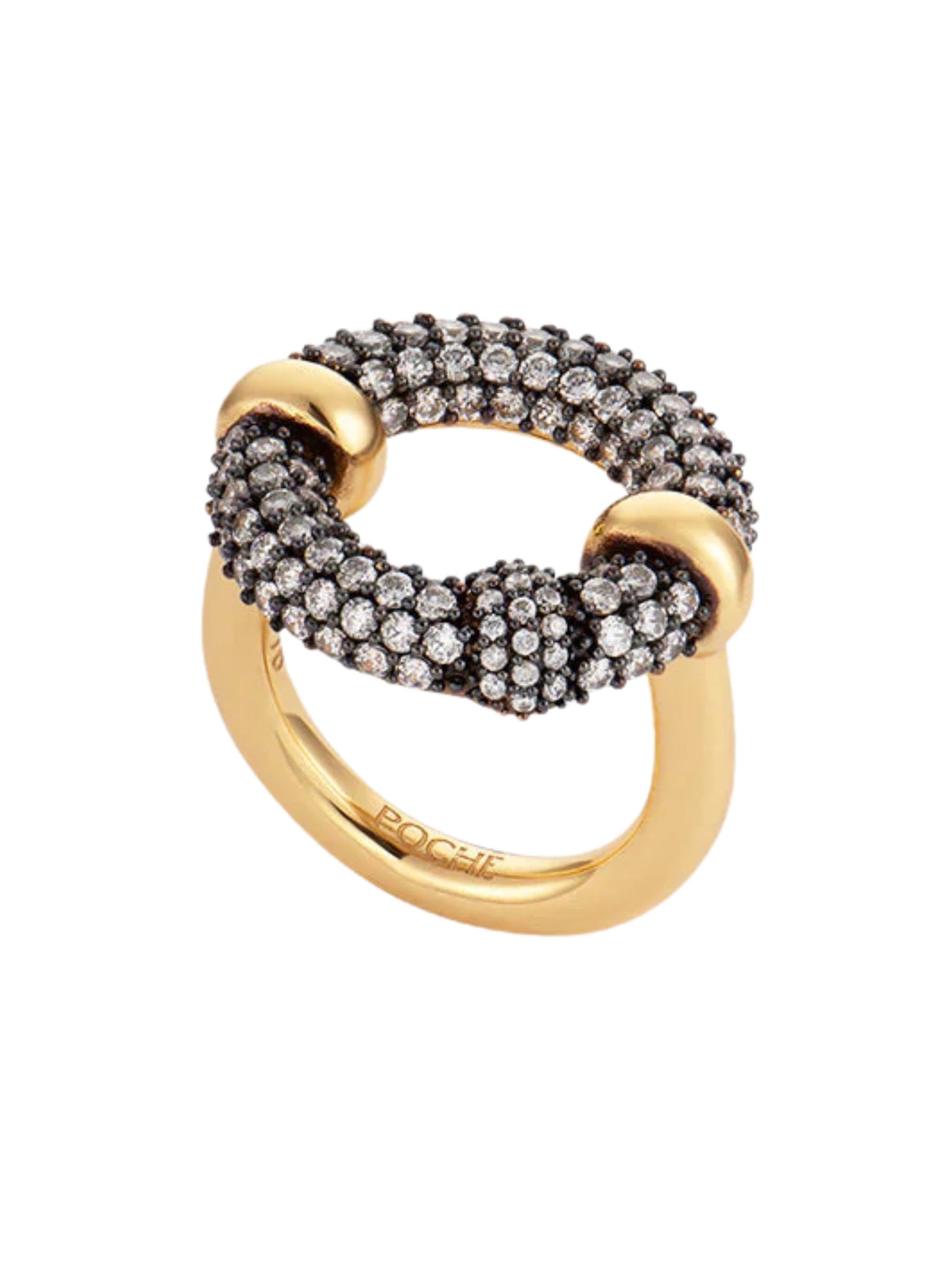 Crystal harmony ring