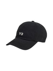 Y-3 DAD CAP BLACK