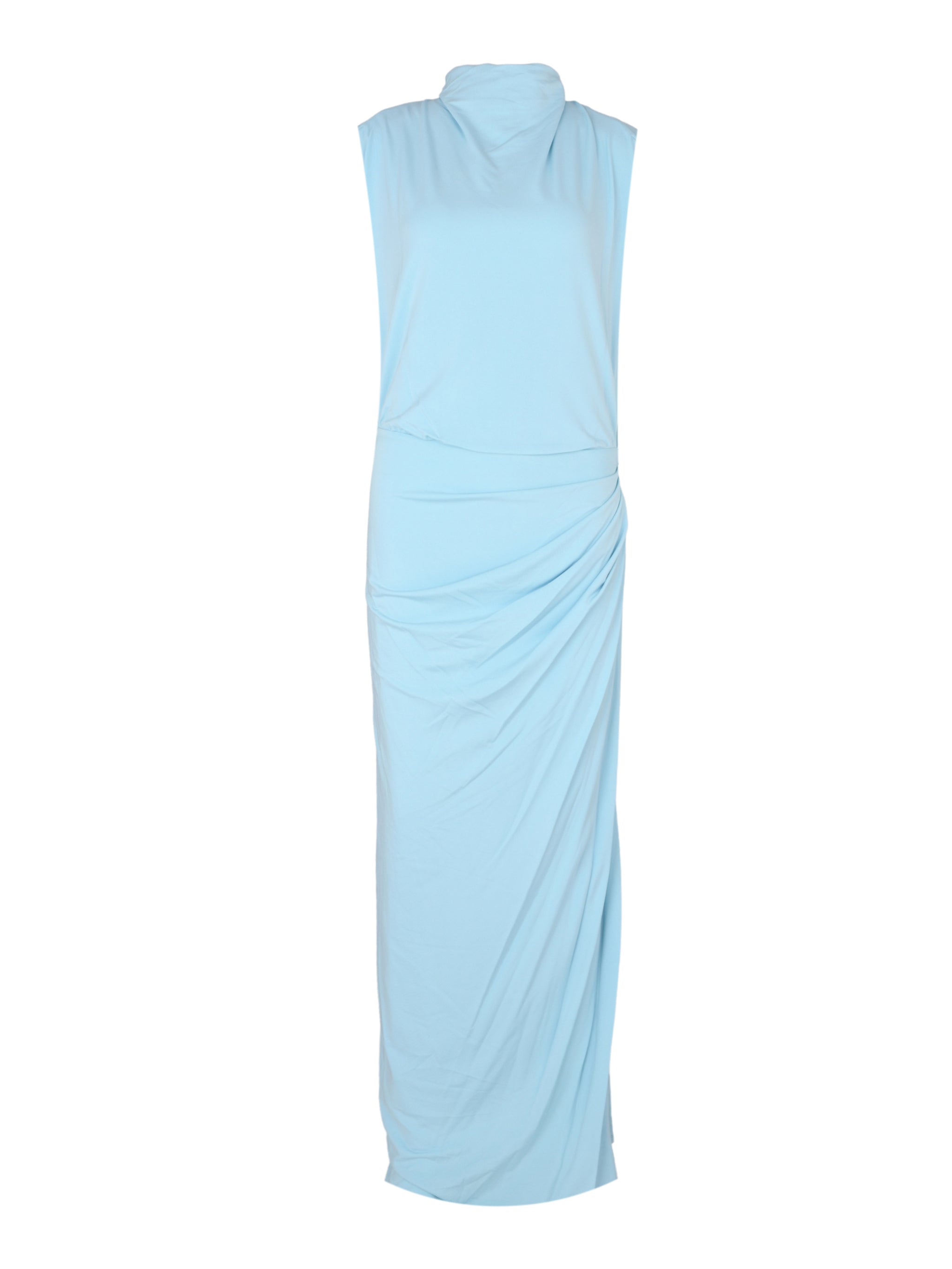 Vale draped jersey midi dress