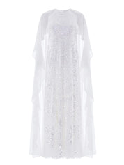 Anais sequin cape gown