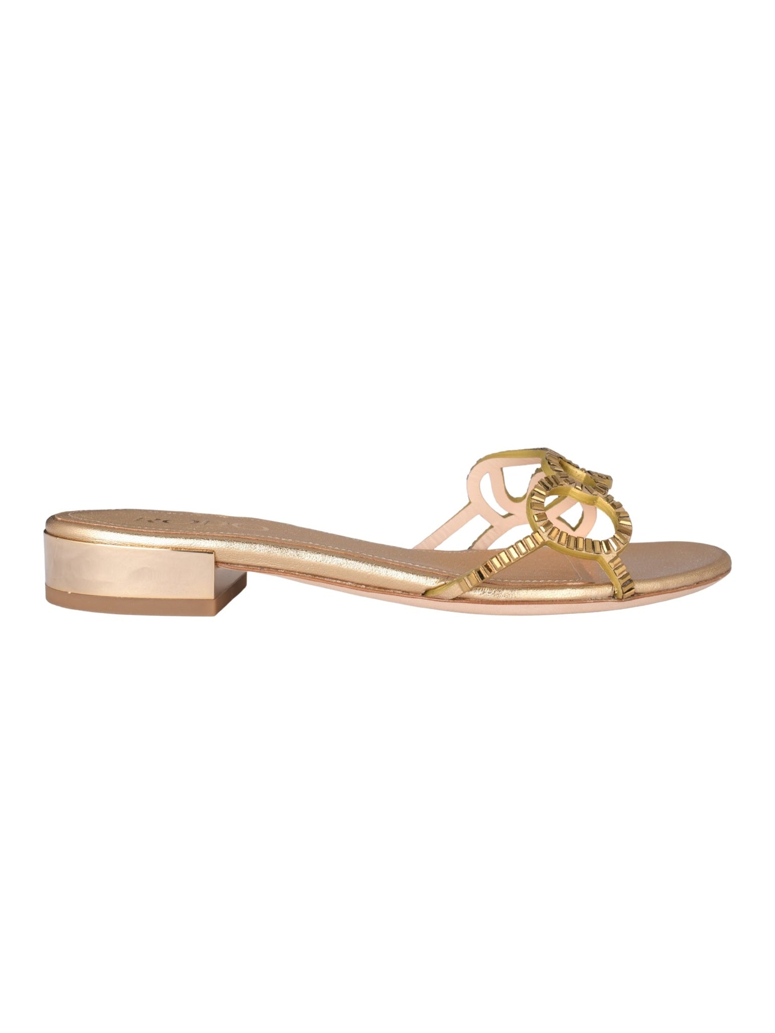 Flat slide sandals