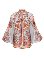 Aster tie neck blouse