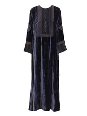 Velvet a line kaftan