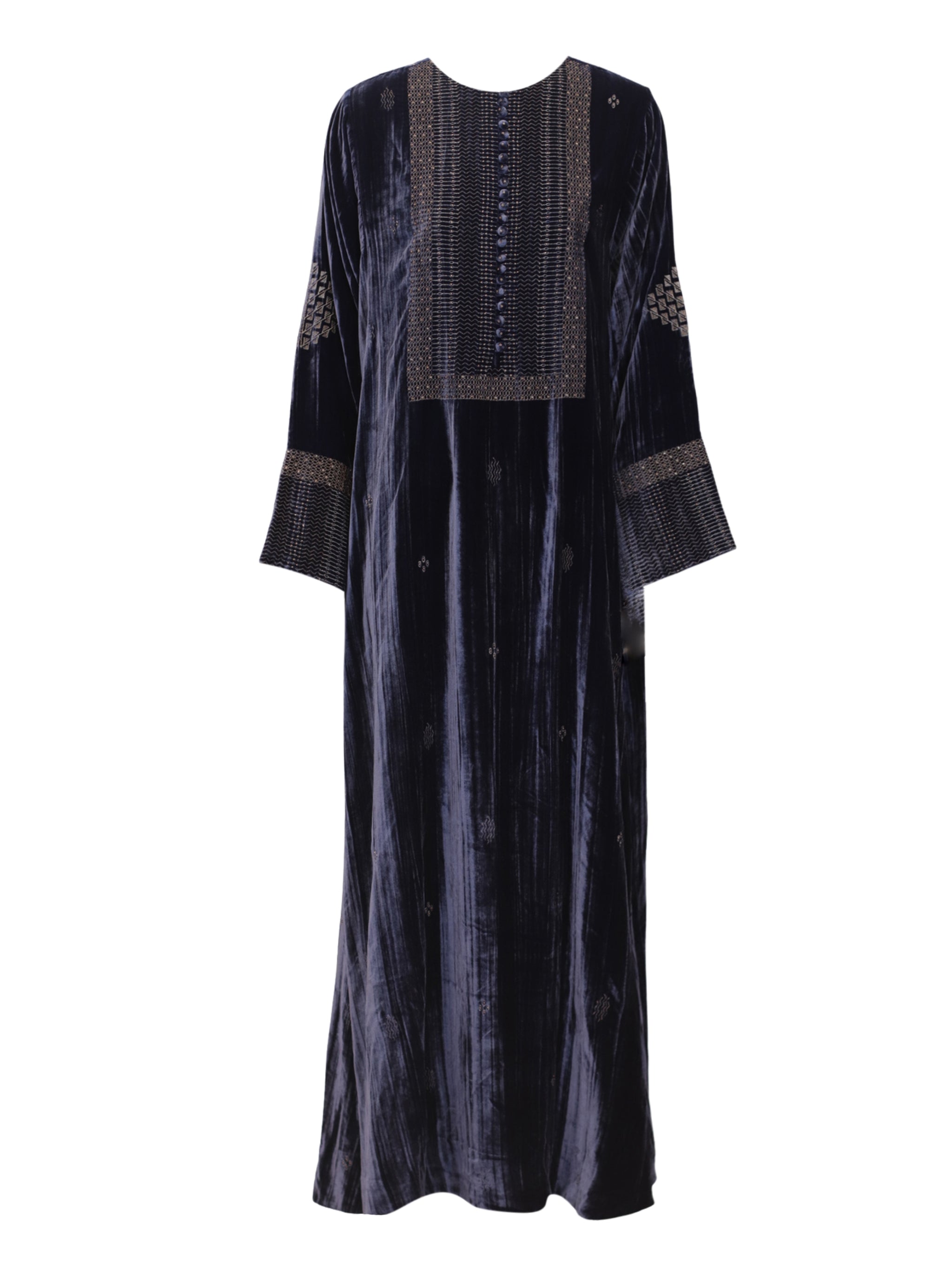Velvet a line kaftan