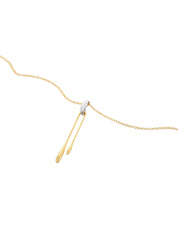 Althea necklace in sterling silver & 18k gold vermeil and rhodium