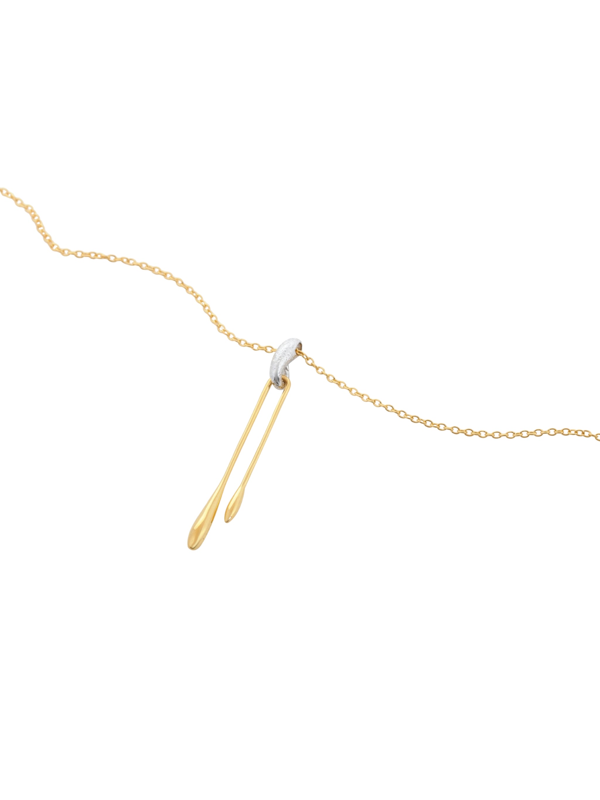 Althea necklace in sterling silver & 18k gold vermeil and rhodium