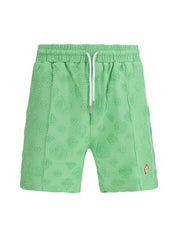 Towelling monogram short
