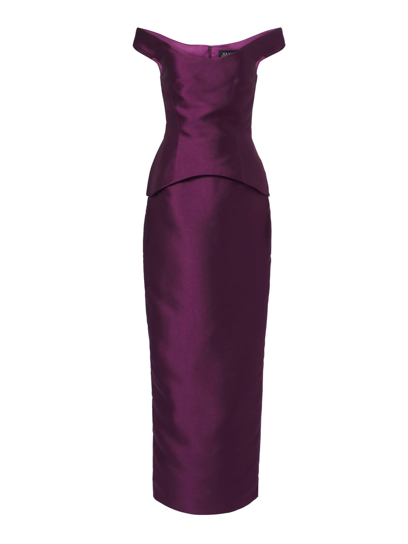 The Pieta Maxi Dress in Damson