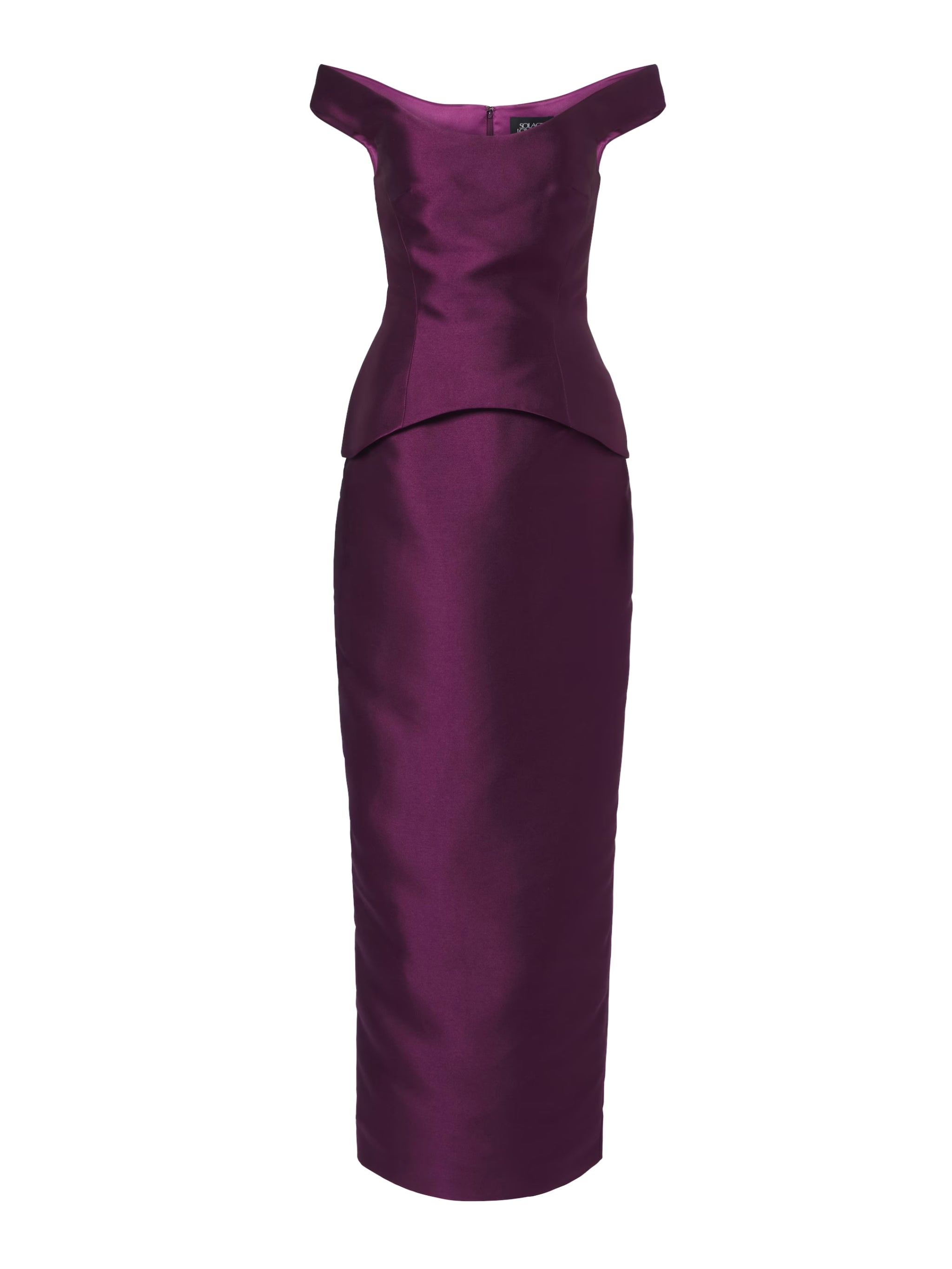 The Pieta Maxi Dress in Damson