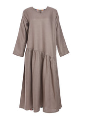 LONG LINEN DRESS