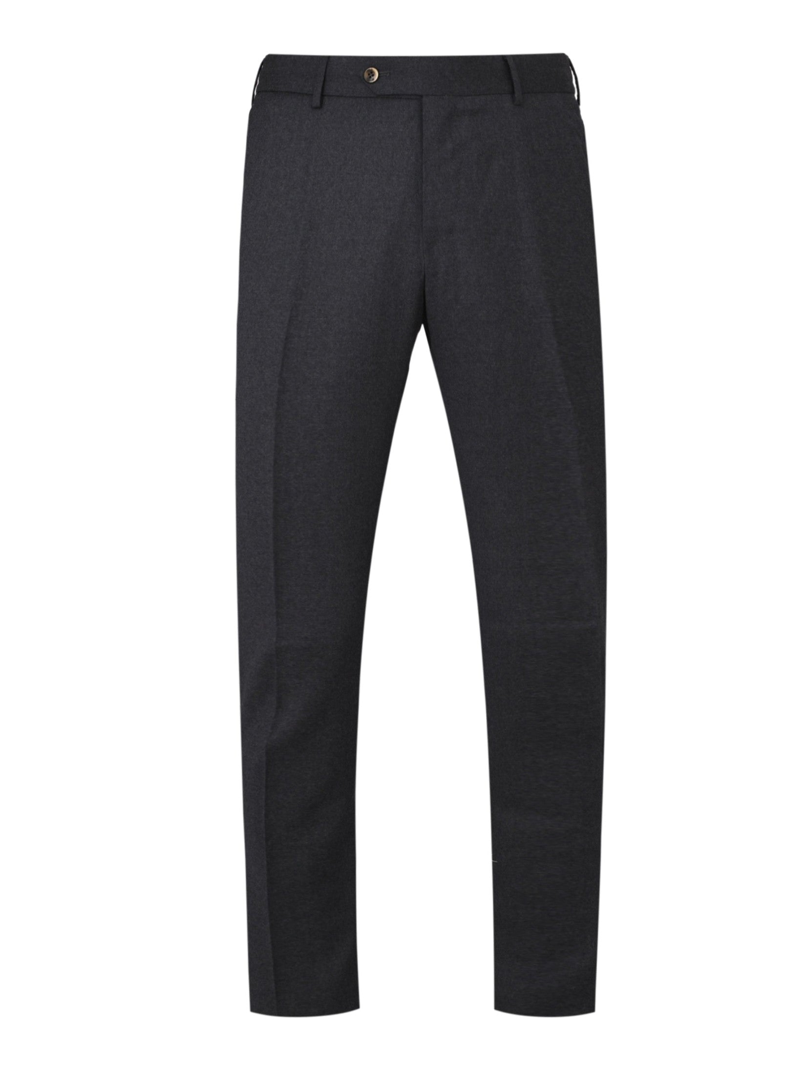 Pantalone slim flat front diagonal pockets elastic waistband with drawstring unfinished b.