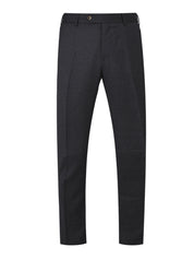 Pantalone slim flat front diagonal pockets elastic waistband with drawstring unfinished b.