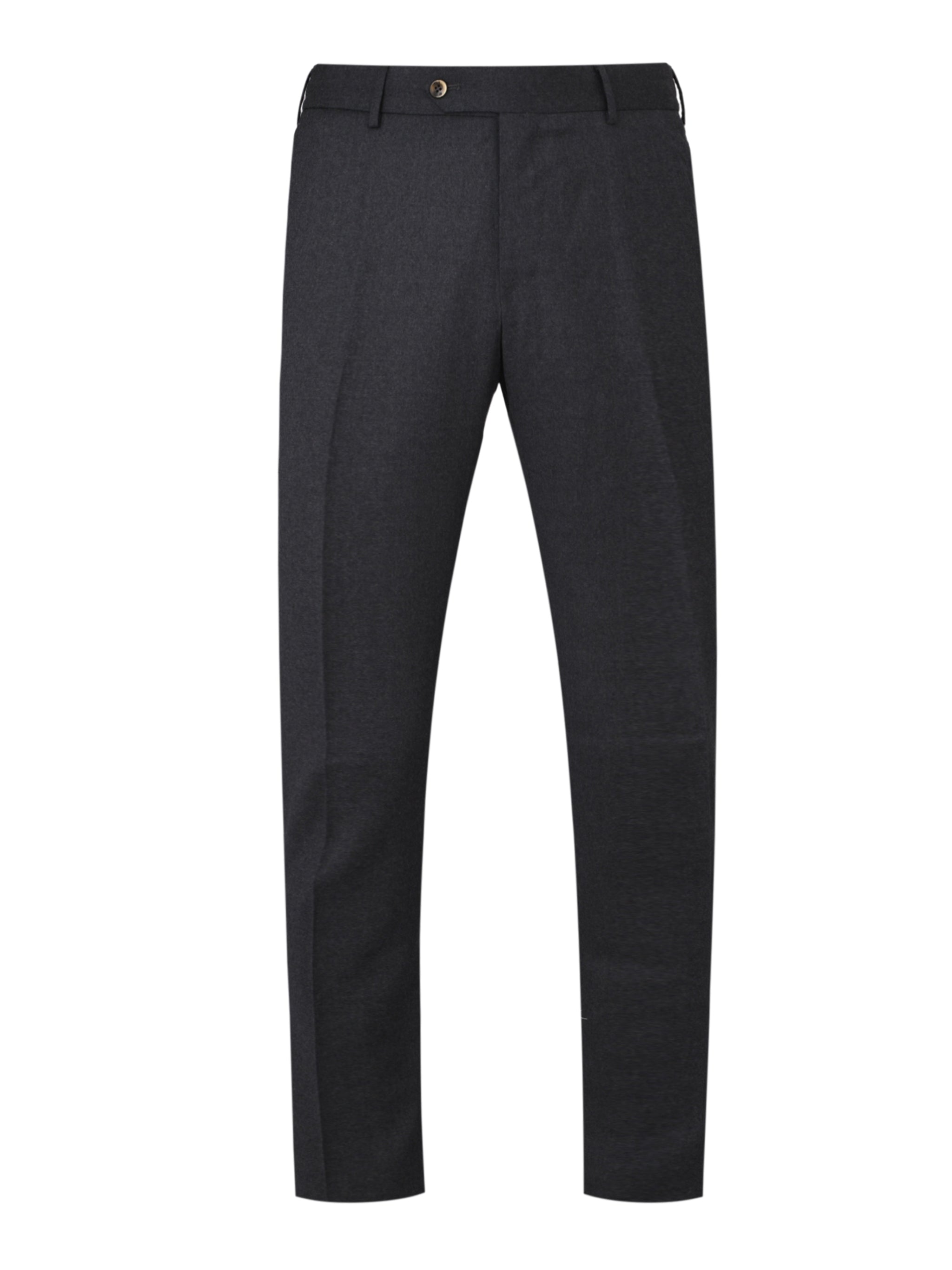 Pantalone slim flat front diagonal pockets elastic waistband with drawstring unfinished b.