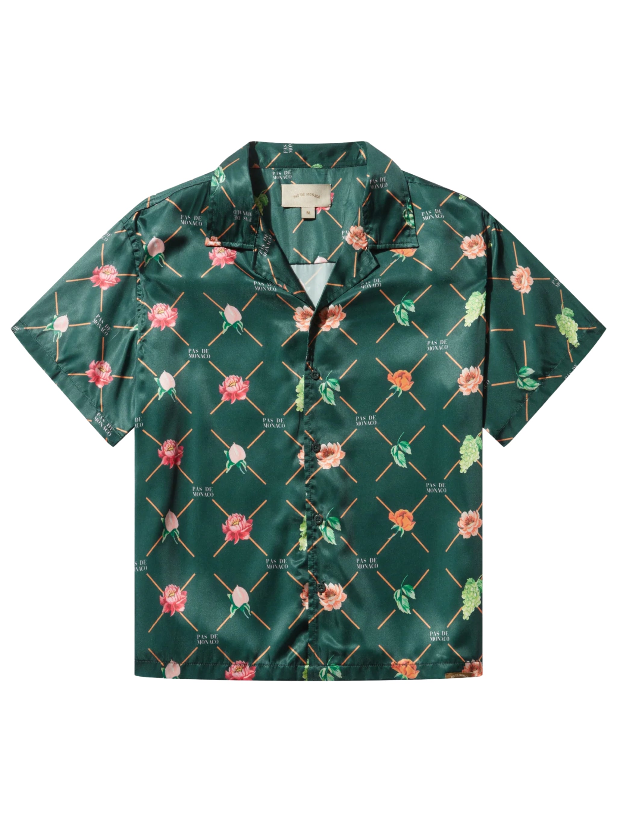 FRUIT MONOGRAM CUBAN SHIRT