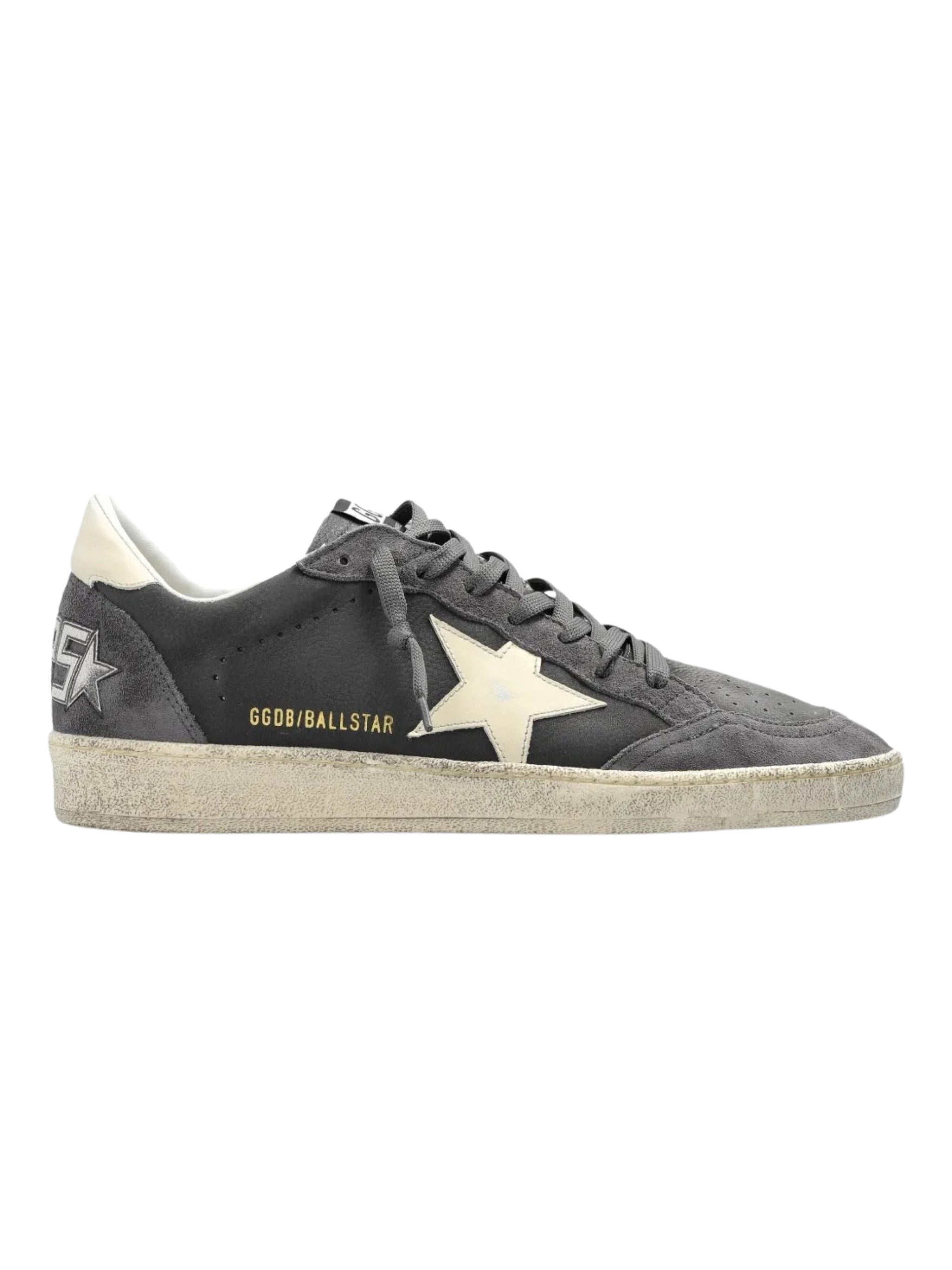 Ballstar nabuk upper suede toe and spur leather star and heel