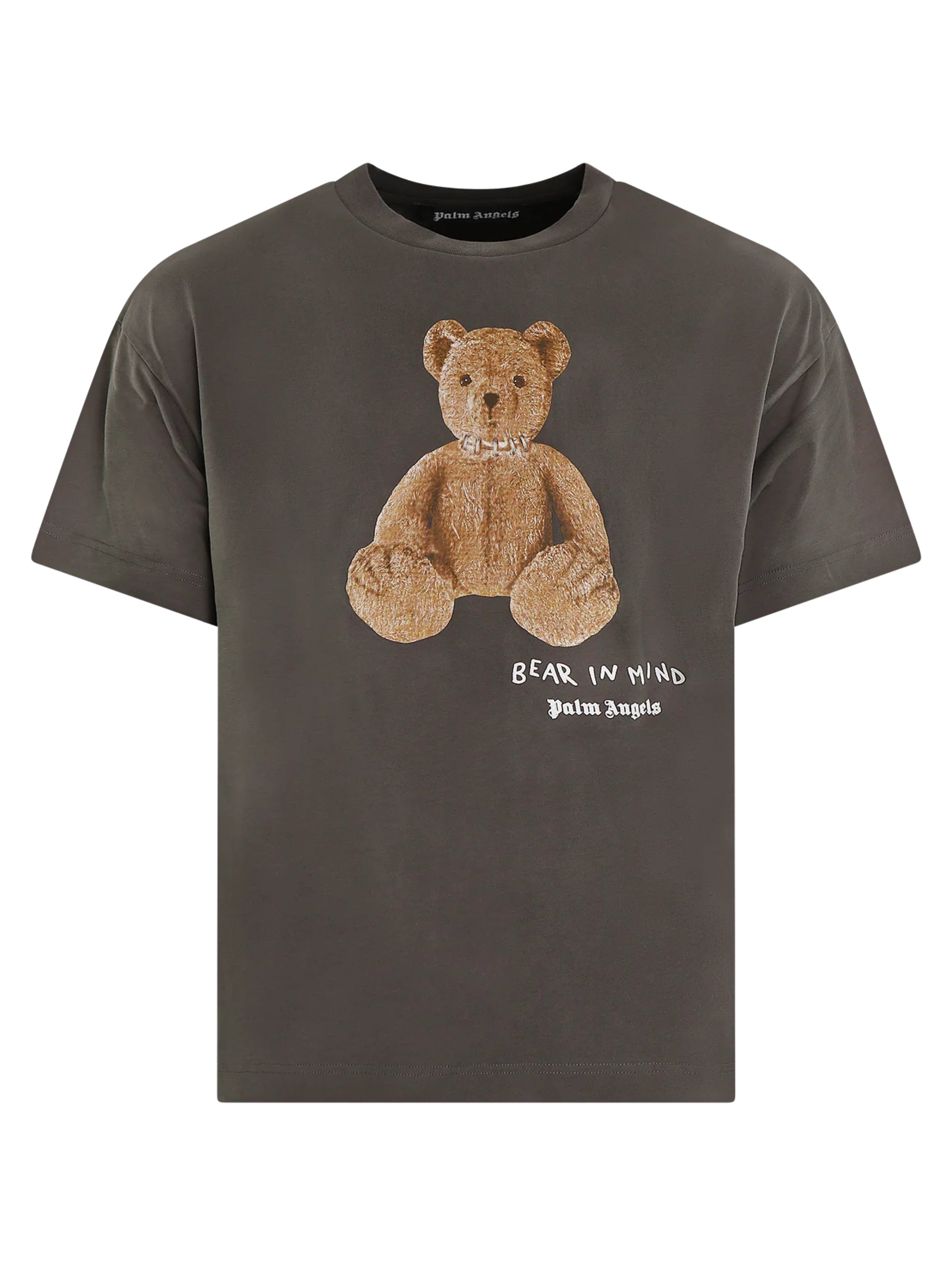 BEAR IN MIND REG TEE DARK GREY BROWN