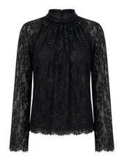 Black lace blouse