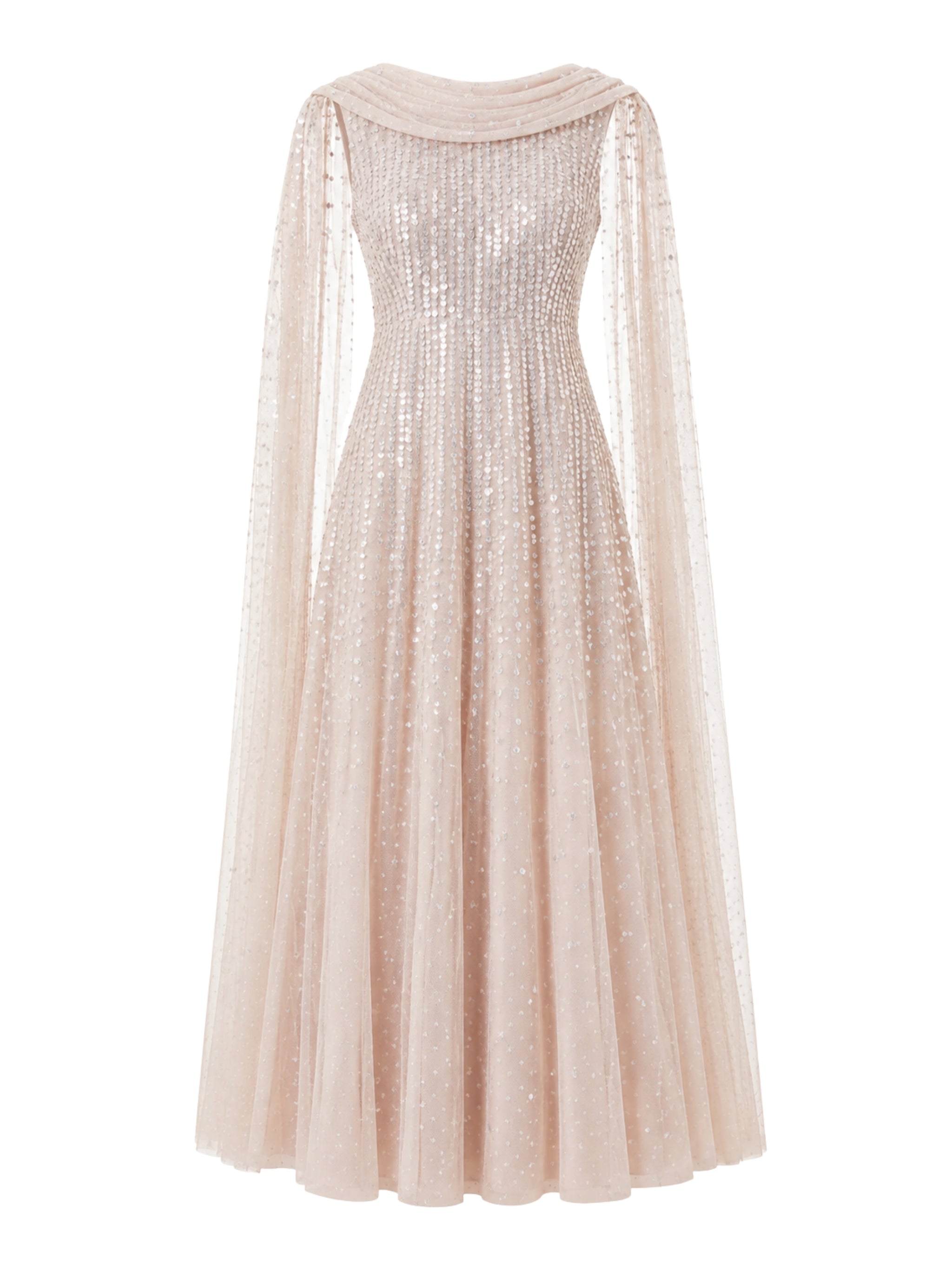 Moonlight sequin ankle gown