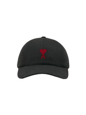 RED AMI DE COEUR EMBROIDERY CAP