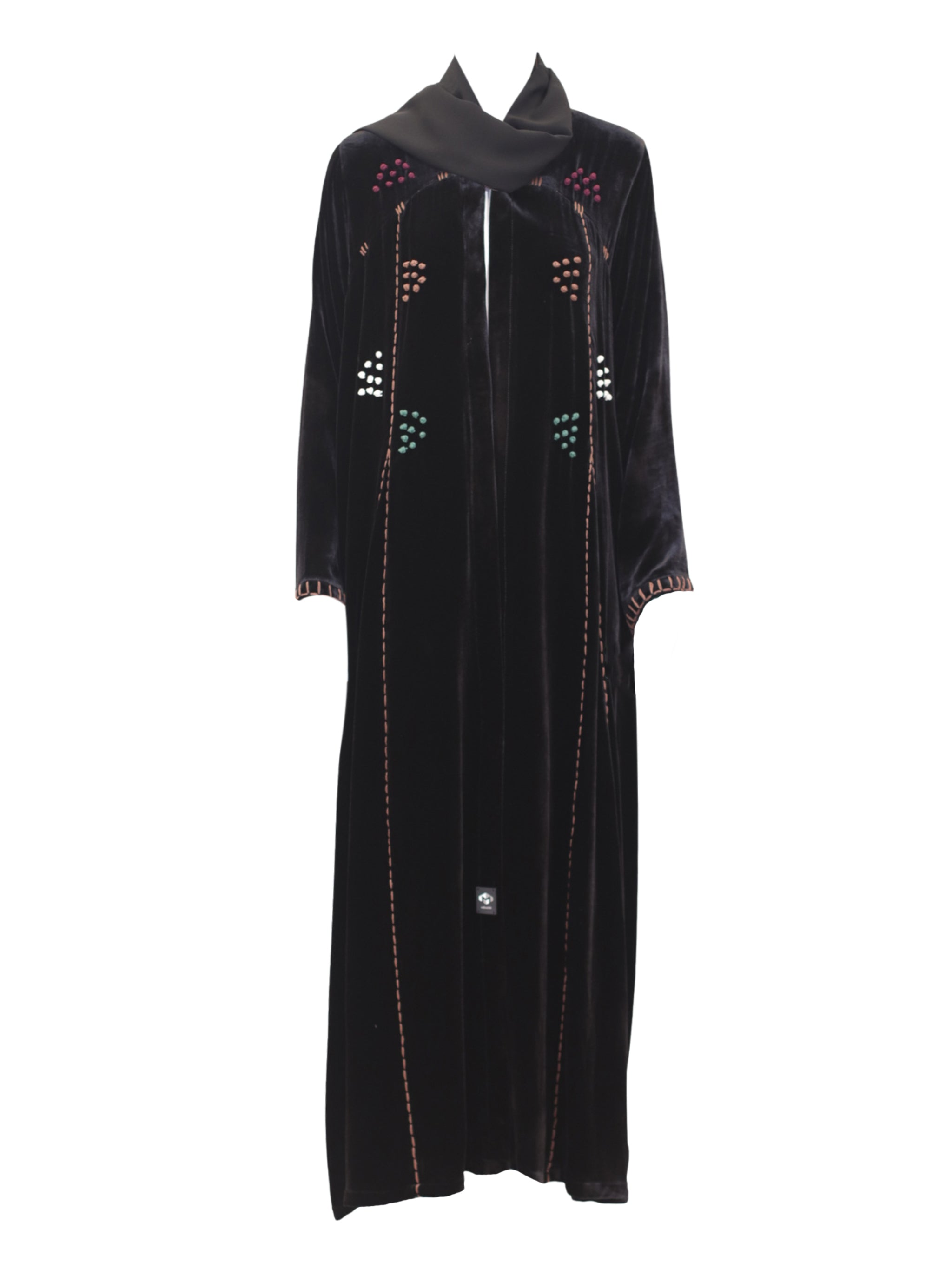 Velvet abaya