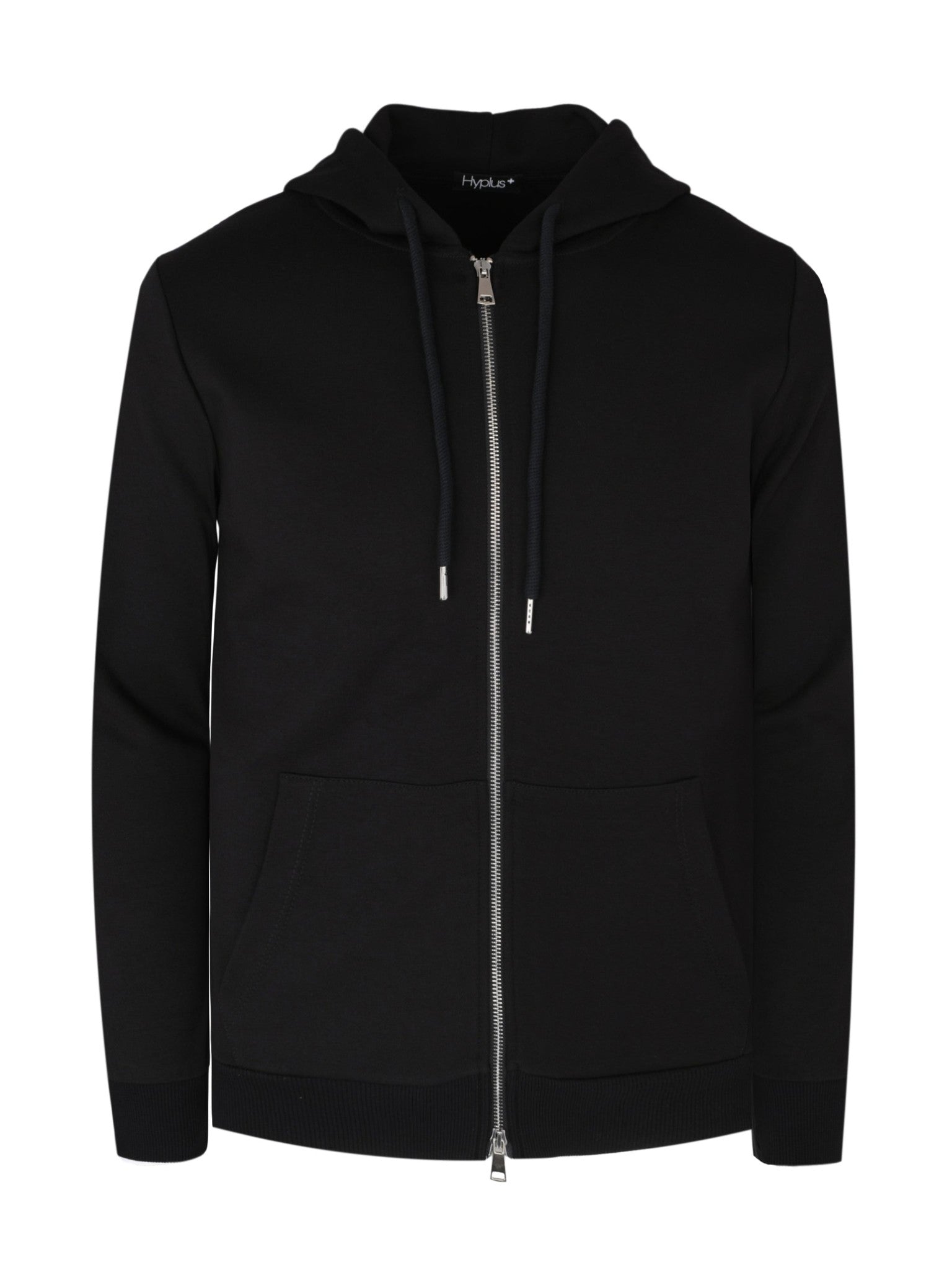Hoodie zip signal black small 02