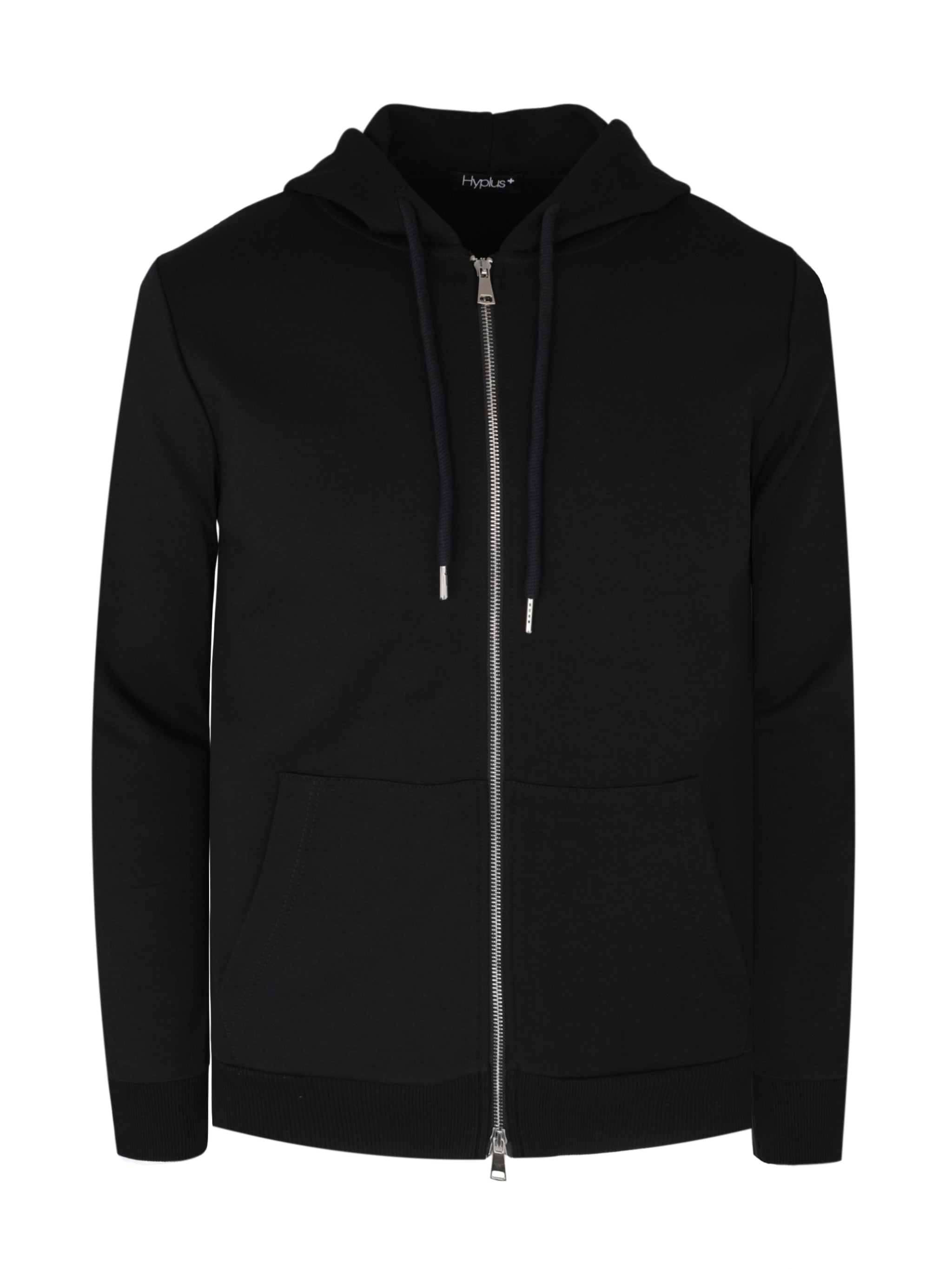 Hoodie zip signal black small 02