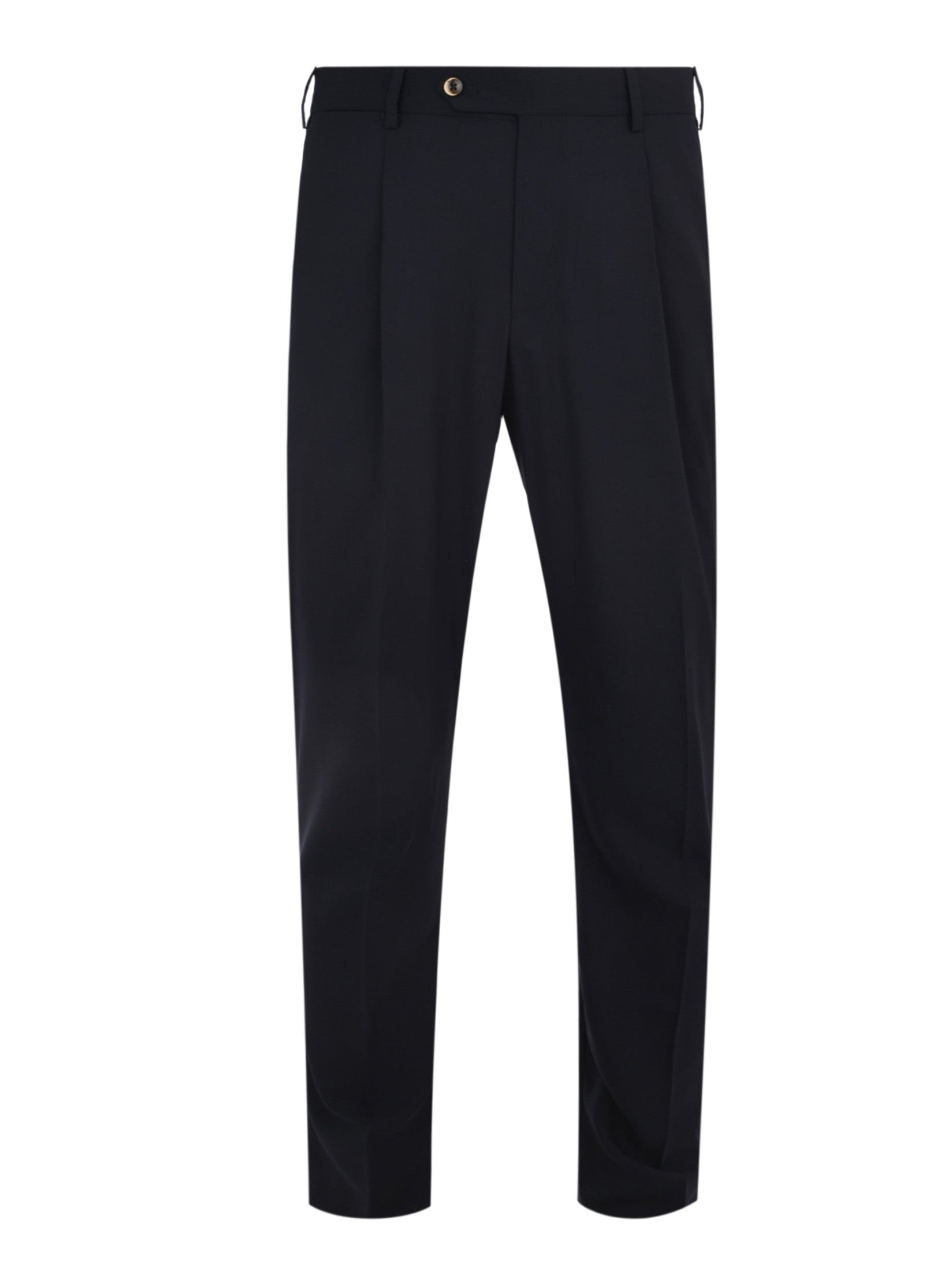 Pantalone union 1 pleat diagonal pockets unfinished b.