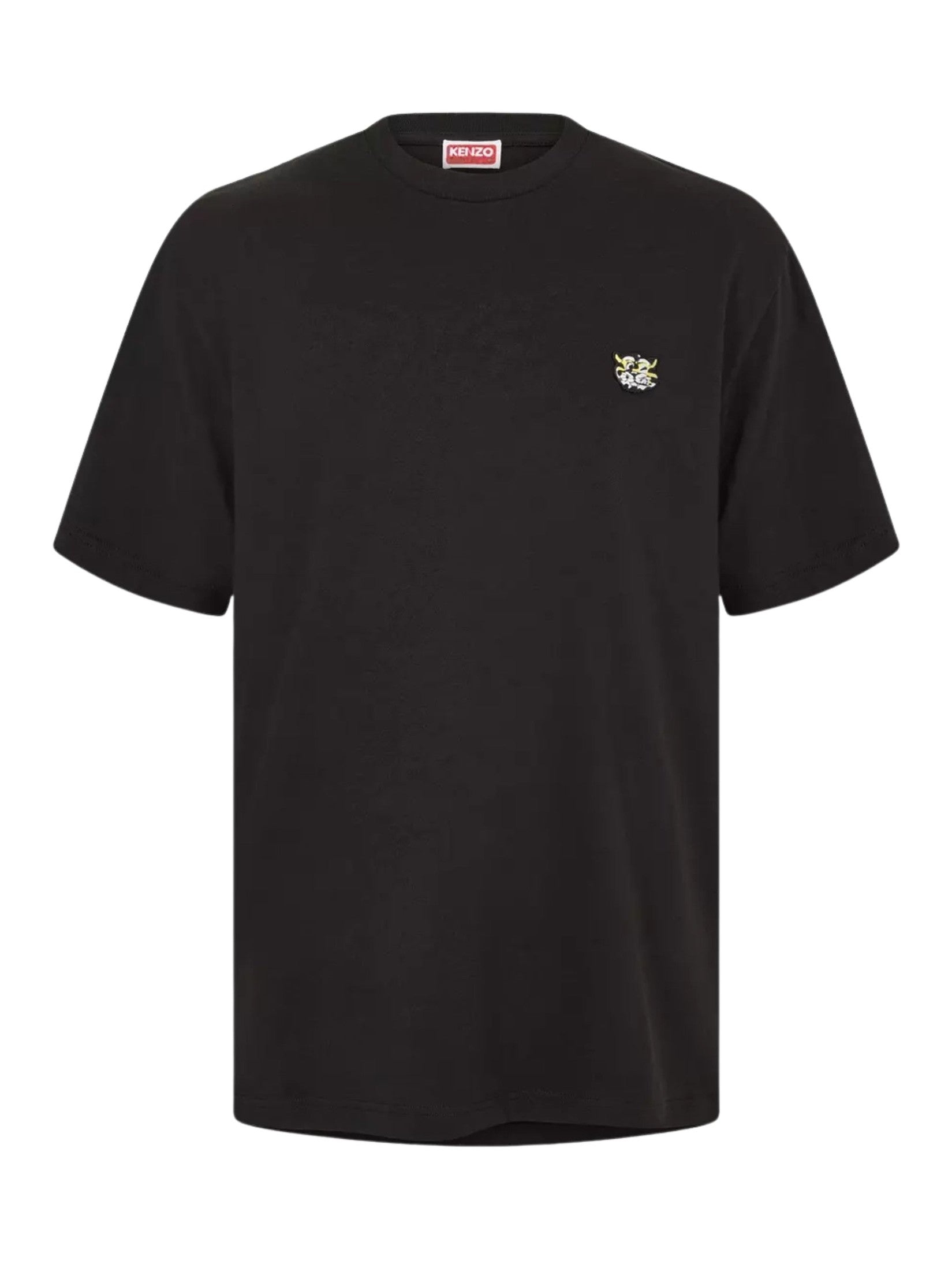 'kenzo wild tiger' embroidered t-shirt in cotton