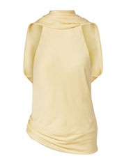 Samira satin cape top
