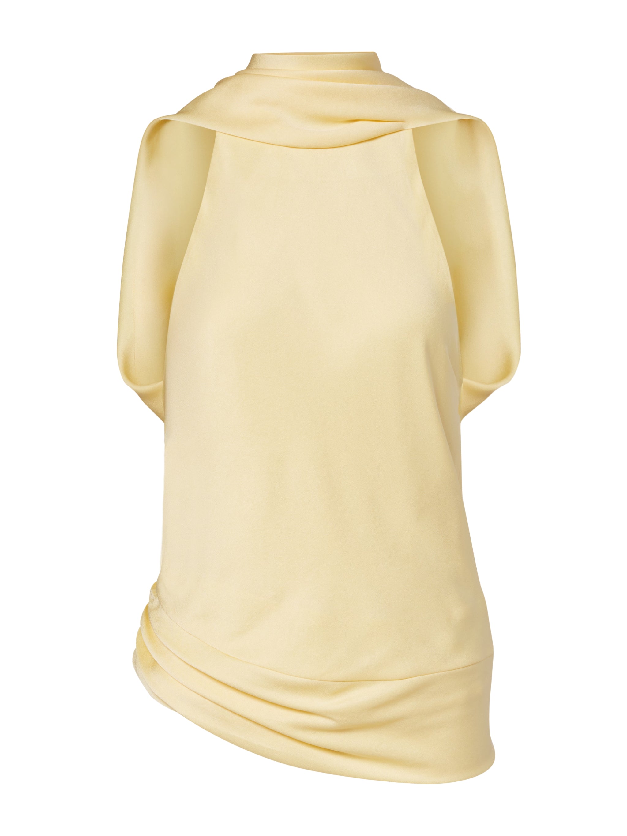 Samira satin cape top