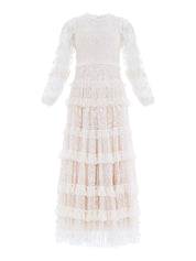 BLOSSOM LACE ANKLE GOWN