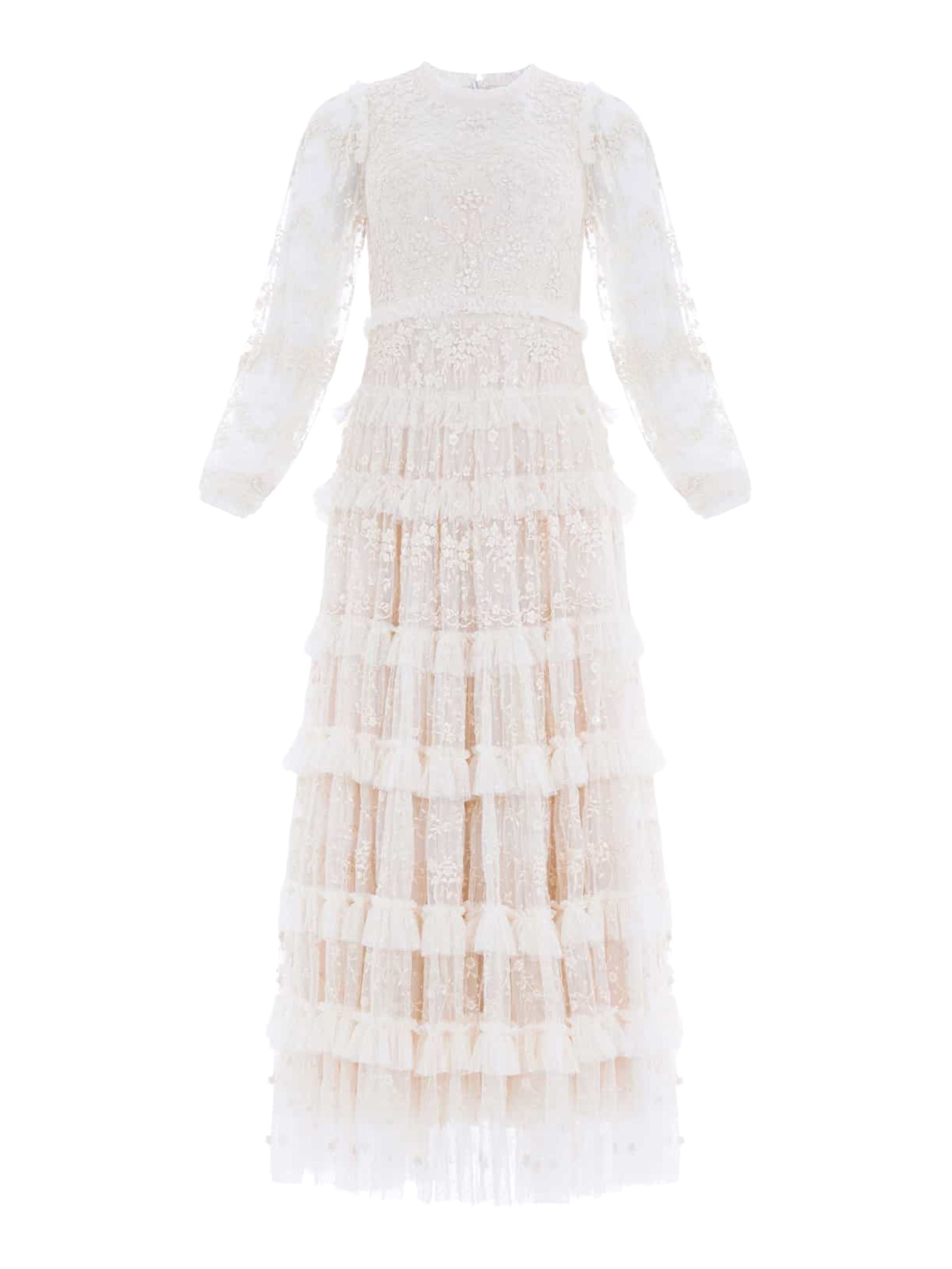 BLOSSOM LACE ANKLE GOWN