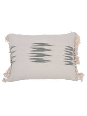 Peshtemal ikat cotton lumbar pillow