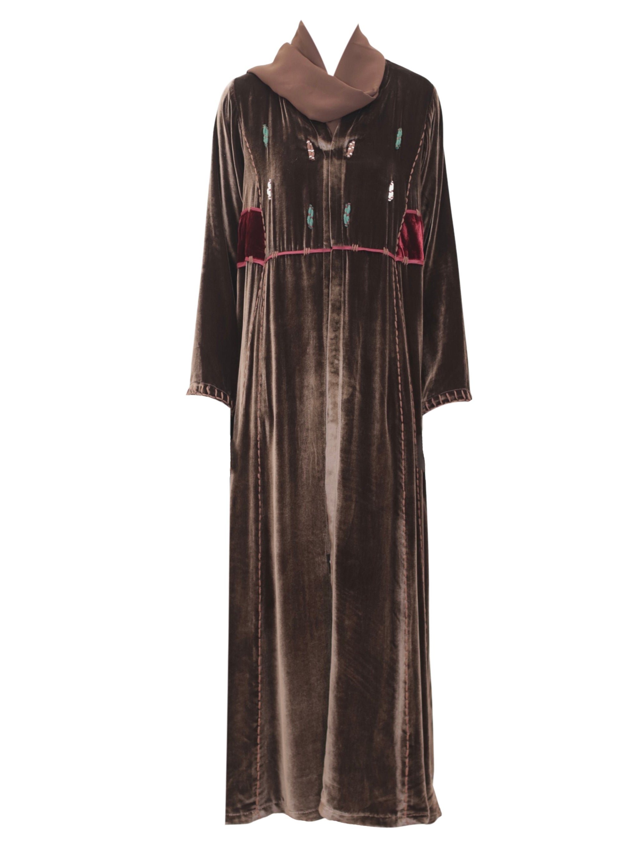 Velvet abaya